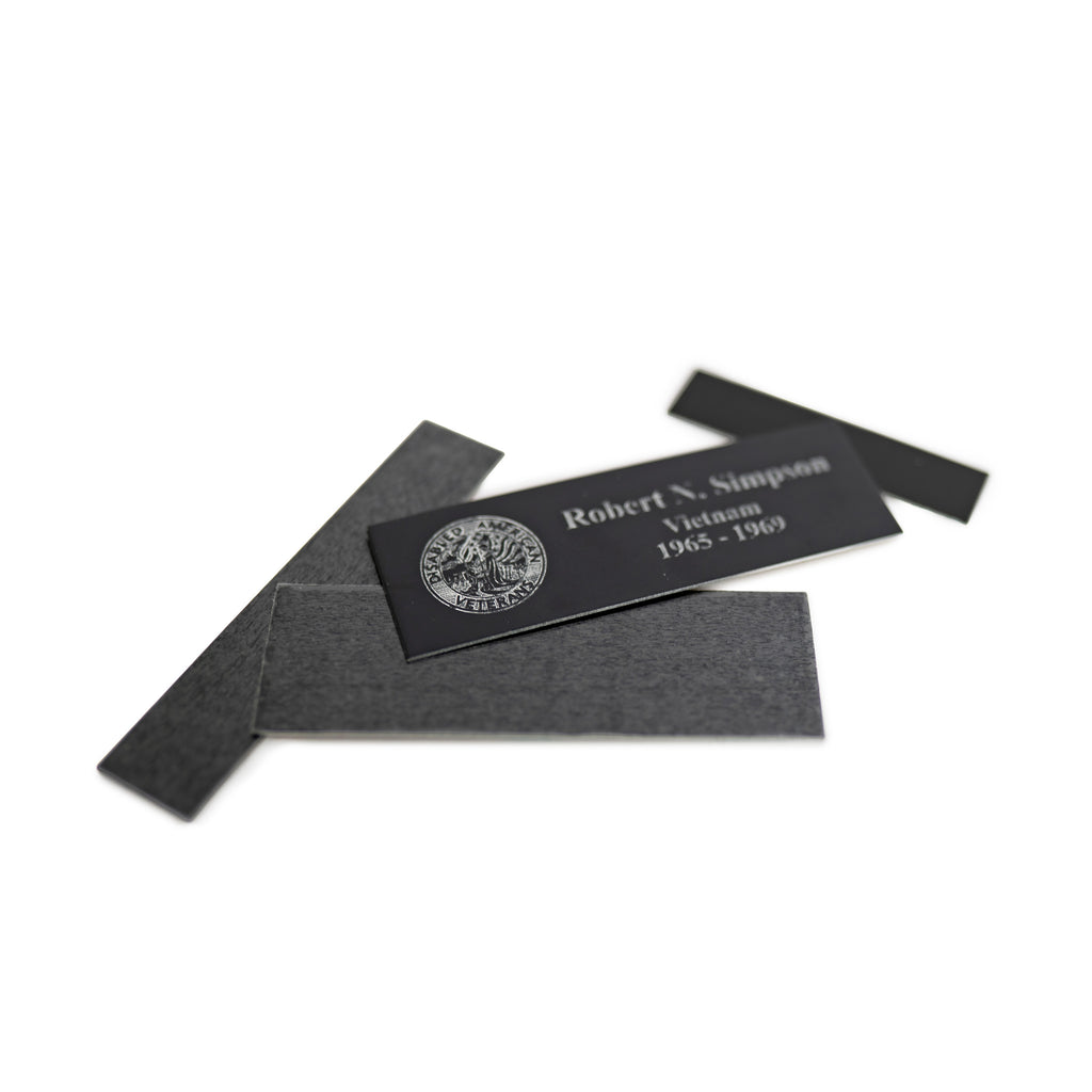 Black Engraved Plate