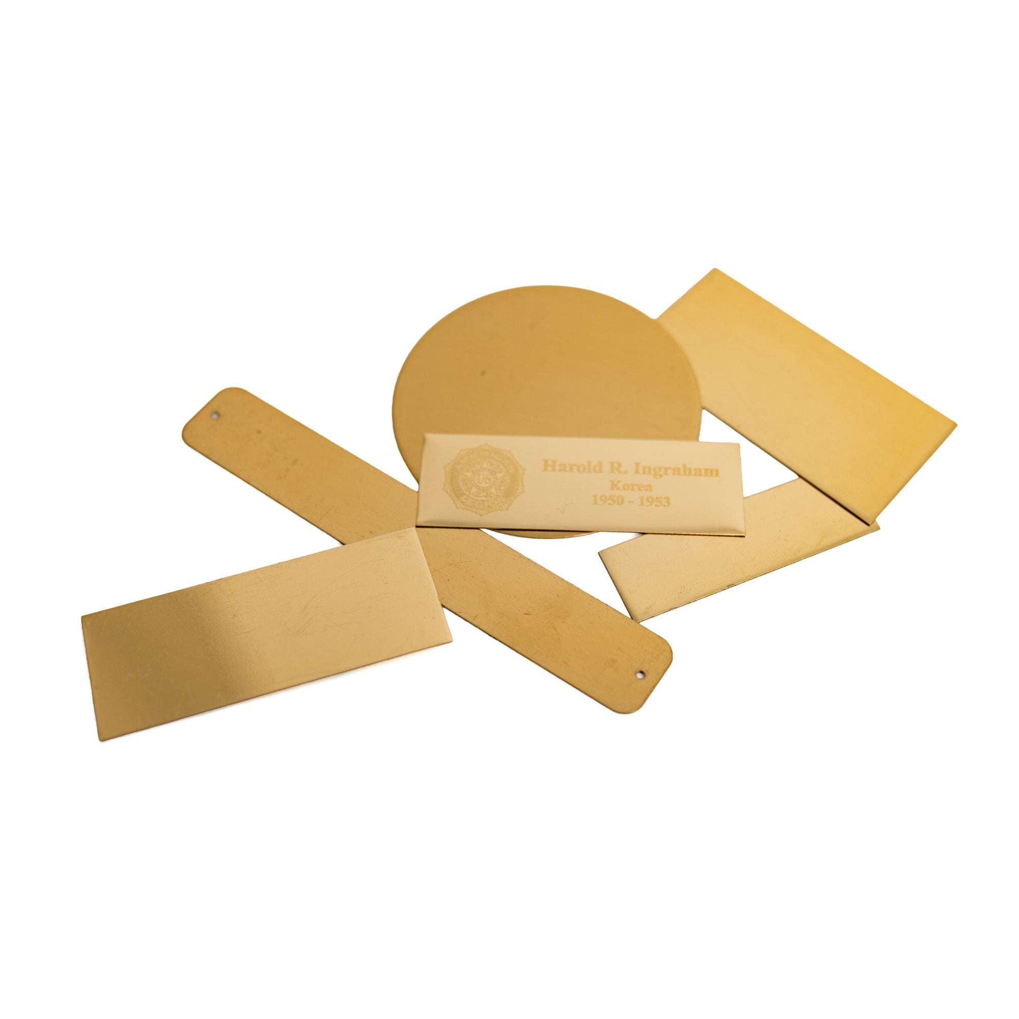 Brass Engraved Plate